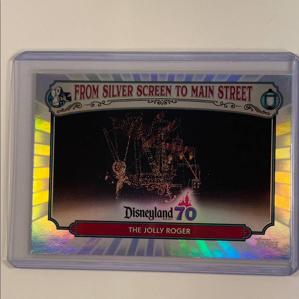 Disney 70 The Jolly Roger Trading Card - Holographic Silver